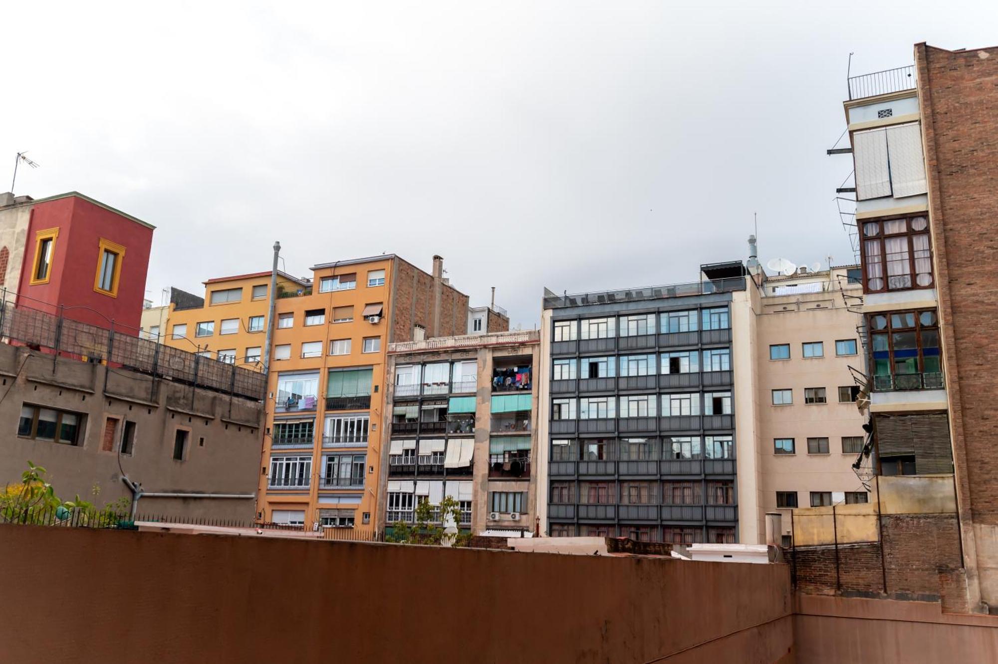 Apartamento Comfy Downtown + Private Terrace Barcelona Exterior foto